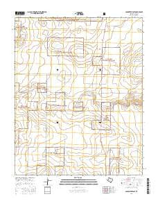 Coldwater East Texas Current topographic map, 1:24000 scale, 7.5 X 7.5 Minute, Year 2016