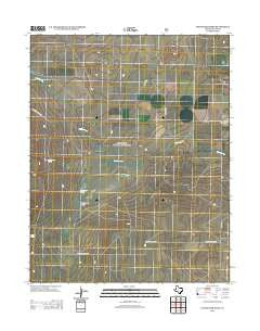 Coldwater West Texas Historical topographic map, 1:24000 scale, 7.5 X 7.5 Minute, Year 2012
