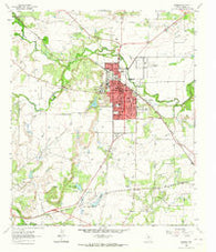 Coleman Texas Historical topographic map, 1:24000 scale, 7.5 X 7.5 Minute, Year 1963