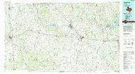 Coleman Texas Historical topographic map, 1:100000 scale, 30 X 60 Minute, Year 1985