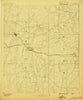 Coleman Texas Historical topographic map, 1:125000 scale, 30 X 30 Minute, Year 1887