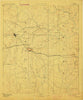 Coleman Texas Historical topographic map, 1:125000 scale, 30 X 30 Minute, Year 1889