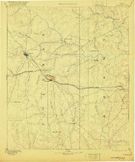 Coleman Texas Historical topographic map, 1:125000 scale, 30 X 30 Minute, Year 1889