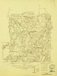 Coleman 1-a Texas Historical topographic map, 1:48000 scale, 7.5 X 7.5 Minute, Year 1924
