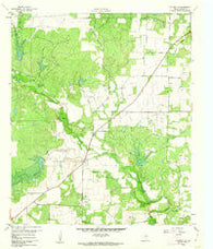 Coleman NE Texas Historical topographic map, 1:24000 scale, 7.5 X 7.5 Minute, Year 1960