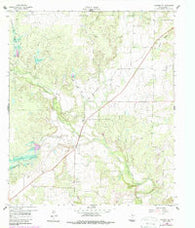 Coleman NE Texas Historical topographic map, 1:24000 scale, 7.5 X 7.5 Minute, Year 1960