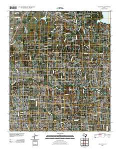 Colleyville Texas Historical topographic map, 1:24000 scale, 7.5 X 7.5 Minute, Year 2010