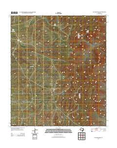 Collier Mesa Texas Historical topographic map, 1:24000 scale, 7.5 X 7.5 Minute, Year 2013