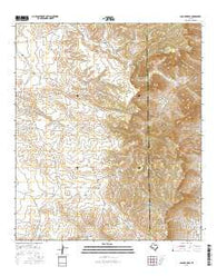 Collier Mesa Texas Current topographic map, 1:24000 scale, 7.5 X 7.5 Minute, Year 2016