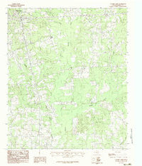Colliers Creek Texas Historical topographic map, 1:24000 scale, 7.5 X 7.5 Minute, Year 1983
