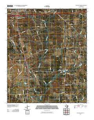 Colliers Creek Texas Historical topographic map, 1:24000 scale, 7.5 X 7.5 Minute, Year 2010