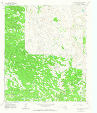 Collins Creek SW Texas Historical topographic map, 1:24000 scale, 7.5 X 7.5 Minute, Year 1965