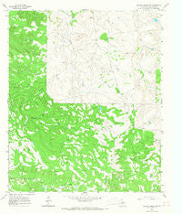 Collins Creek SW Texas Historical topographic map, 1:24000 scale, 7.5 X 7.5 Minute, Year 1965