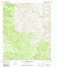 Collins Creek SW Texas Historical topographic map, 1:24000 scale, 7.5 X 7.5 Minute, Year 1965