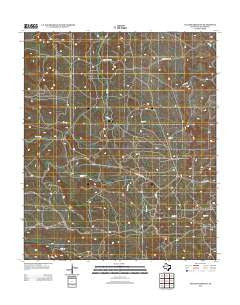 Collins Creek SW Texas Historical topographic map, 1:24000 scale, 7.5 X 7.5 Minute, Year 2012