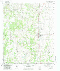 Collinsville Texas Historical topographic map, 1:24000 scale, 7.5 X 7.5 Minute, Year 1982