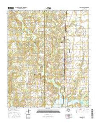 Collinsville Texas Current topographic map, 1:24000 scale, 7.5 X 7.5 Minute, Year 2016