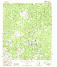 Colmesneil Texas Historical topographic map, 1:24000 scale, 7.5 X 7.5 Minute, Year 1984