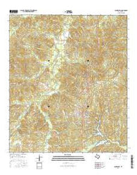 Colmesneil Texas Current topographic map, 1:24000 scale, 7.5 X 7.5 Minute, Year 2016