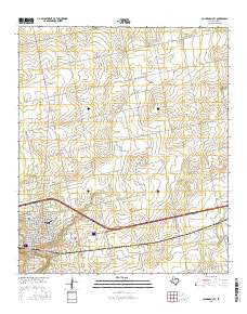 Colorado City Texas Current topographic map, 1:24000 scale, 7.5 X 7.5 Minute, Year 2016