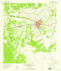 Columbus Texas Historical topographic map, 1:24000 scale, 7.5 X 7.5 Minute, Year 1957