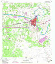 Columbus Texas Historical topographic map, 1:24000 scale, 7.5 X 7.5 Minute, Year 1957