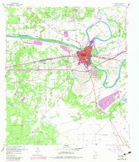 Columbus Texas Historical topographic map, 1:24000 scale, 7.5 X 7.5 Minute, Year 1957