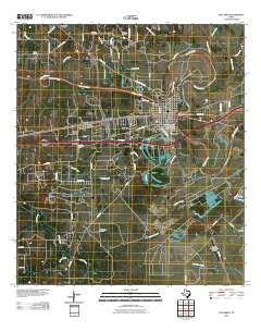Columbus Texas Historical topographic map, 1:24000 scale, 7.5 X 7.5 Minute, Year 2010