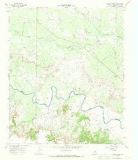 Colwell Creek Texas Historical topographic map, 1:24000 scale, 7.5 X 7.5 Minute, Year 1966