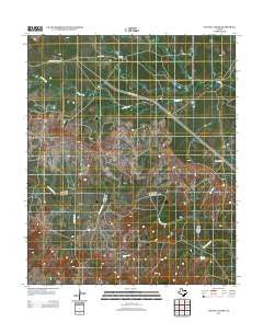 Colwell Creek Texas Historical topographic map, 1:24000 scale, 7.5 X 7.5 Minute, Year 2013