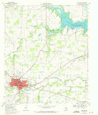 Comanche Texas Historical topographic map, 1:24000 scale, 7.5 X 7.5 Minute, Year 1969