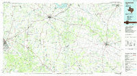 Comanche Texas Historical topographic map, 1:100000 scale, 30 X 60 Minute, Year 1985