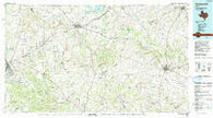 Comanche Texas Historical topographic map, 1:100000 scale, 30 X 60 Minute, Year 1985