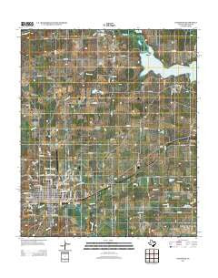Comanche Texas Historical topographic map, 1:24000 scale, 7.5 X 7.5 Minute, Year 2012