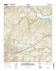 Comanche Texas Current topographic map, 1:24000 scale, 7.5 X 7.5 Minute, Year 2016