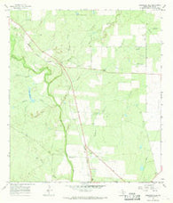 Comanche Hills Texas Historical topographic map, 1:24000 scale, 7.5 X 7.5 Minute, Year 1965