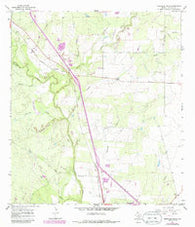 Comanche Hills Texas Historical topographic map, 1:24000 scale, 7.5 X 7.5 Minute, Year 1965