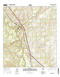 Comanche Hills Texas Current topographic map, 1:24000 scale, 7.5 X 7.5 Minute, Year 2016