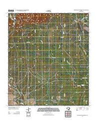 Comanche Waterhole Texas Historical topographic map, 1:24000 scale, 7.5 X 7.5 Minute, Year 2013