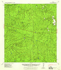 Cometa Texas Historical topographic map, 1:62500 scale, 15 X 15 Minute, Year 1940