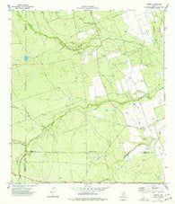 Cometa Texas Historical topographic map, 1:24000 scale, 7.5 X 7.5 Minute, Year 1974