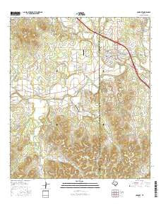 Comfort Texas Current topographic map, 1:24000 scale, 7.5 X 7.5 Minute, Year 2016