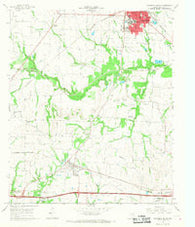 Commerce South Texas Historical topographic map, 1:24000 scale, 7.5 X 7.5 Minute, Year 1964