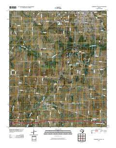 Commerce South Texas Historical topographic map, 1:24000 scale, 7.5 X 7.5 Minute, Year 2010