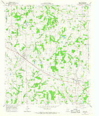 Como Texas Historical topographic map, 1:24000 scale, 7.5 X 7.5 Minute, Year 1964