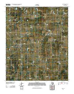 Como Texas Historical topographic map, 1:24000 scale, 7.5 X 7.5 Minute, Year 2010