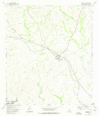 Comstock Texas Historical topographic map, 1:24000 scale, 7.5 X 7.5 Minute, Year 1972