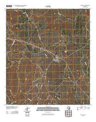 Comstock Texas Historical topographic map, 1:24000 scale, 7.5 X 7.5 Minute, Year 2010