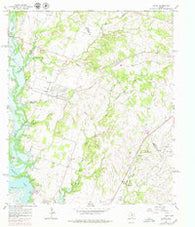 Comyn Texas Historical topographic map, 1:24000 scale, 7.5 X 7.5 Minute, Year 1965