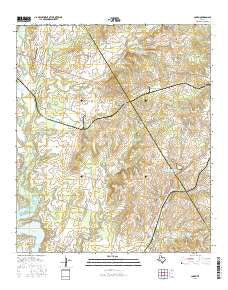 Comyn Texas Current topographic map, 1:24000 scale, 7.5 X 7.5 Minute, Year 2016